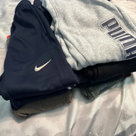 Bundle Set of (9) Kids Joggers & Sweats. Puma, Nike, Champion & More! Sz 5 - Picture 12 of 12